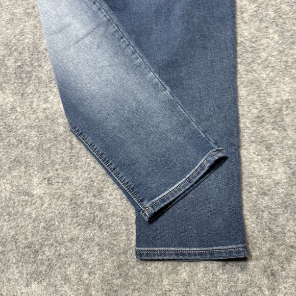 Seven7 Girlfriend Women's Cropped Jeans Size 6 Blue Medium Wash Denim - Picture 7 of 11